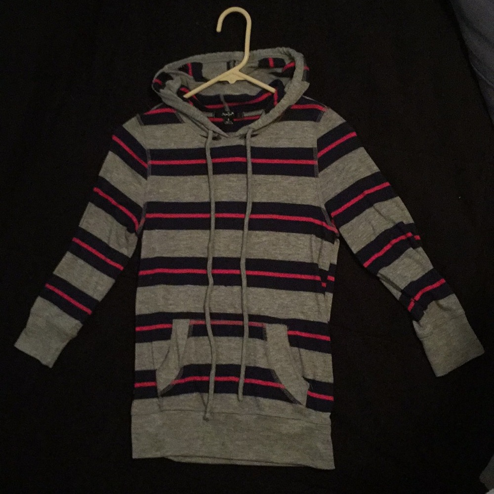 3/4 length Papaya hoodie (S)